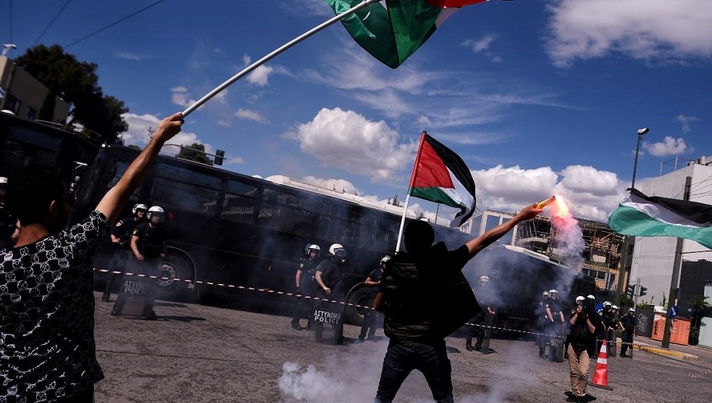 Καταδίκη διαδηλωτών αλληλέγγυων στην Παλαιστίνη