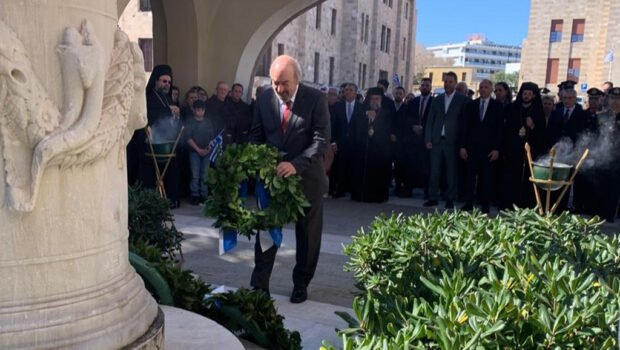 Ο Γ. Νικητιάδης εκπροσώπησε τον Πρόεδρο του ΠΑΣΟΚ στις εκδηλώσεις για την 78η επέτειο της Ενσωμάτωσης της Δωδεκανήσου