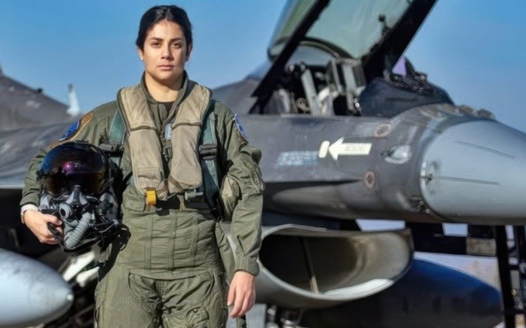 Chrisanthi Nikolopoulou Makes History as First Greek Female F-16 Fighter Pilot