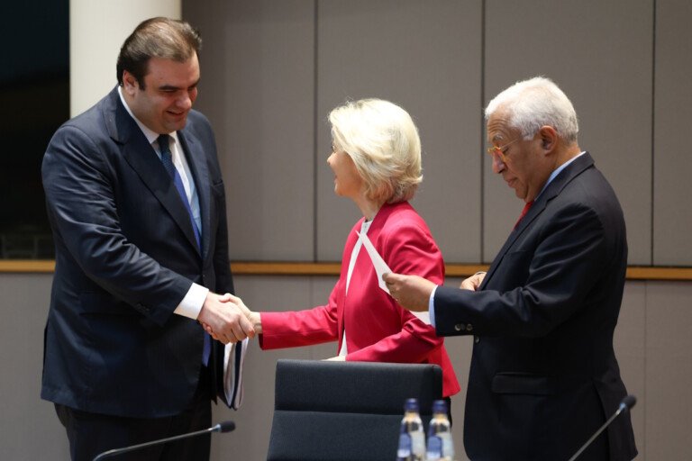 Συνάντηση Πιερρακάκη με φον ντερ Λάιεν, Κόστα και Λαγκάρντ