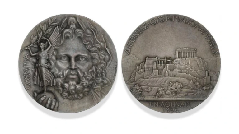 Record amount for a silver medal from the 1896 Athens Olympic Games, surpasses $180,000