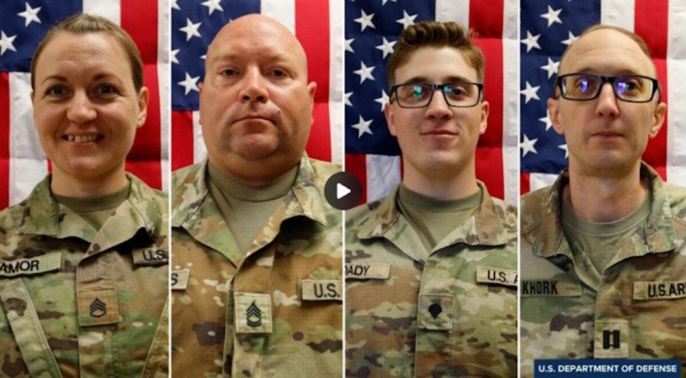 Ταυτοποιήθηκαν 4 από τους 6 Αμερικανούς στρατιώτες που σκοτώθηκαν από drone του Ιράν στο Κουβέιτ