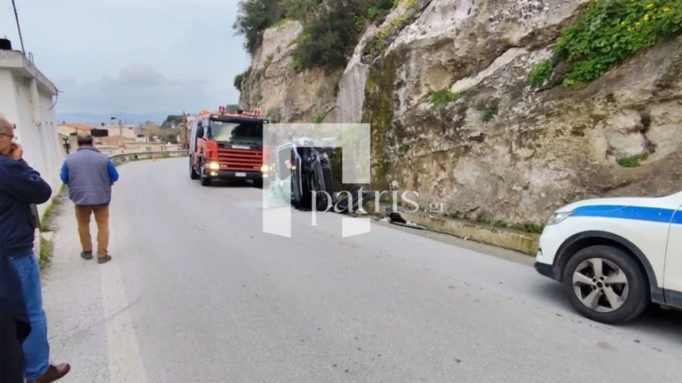 Τροχαίο στο Ηράκλειο: Τούμπαρε αυτοκίνητο και εγκλωβίστηκε ο οδηγός ΦΩΤΟ