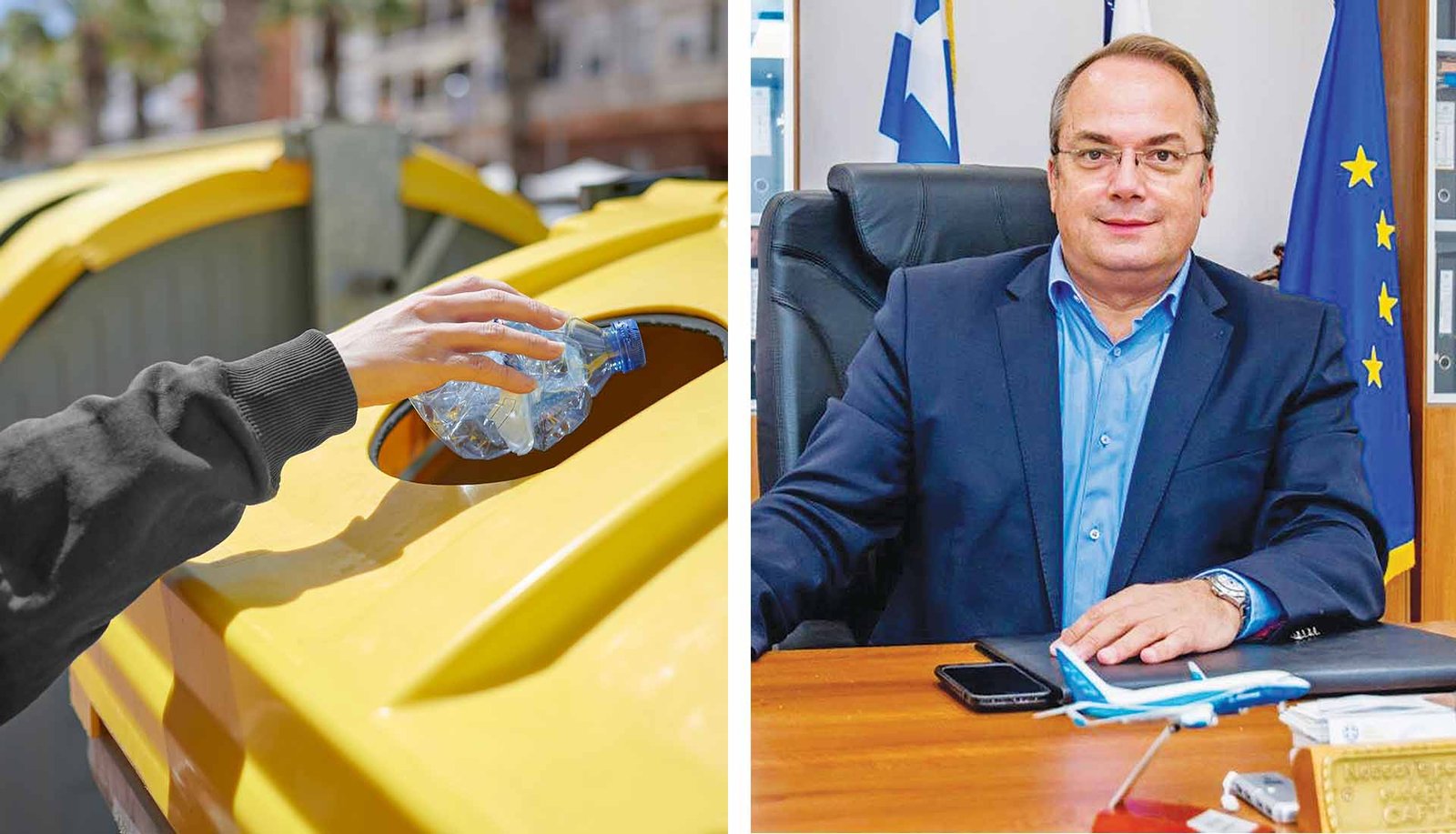 Καμπανάκια  Κωνσταντέλλου για τα «μαύρα χάλια»  της ανακύκλωσης