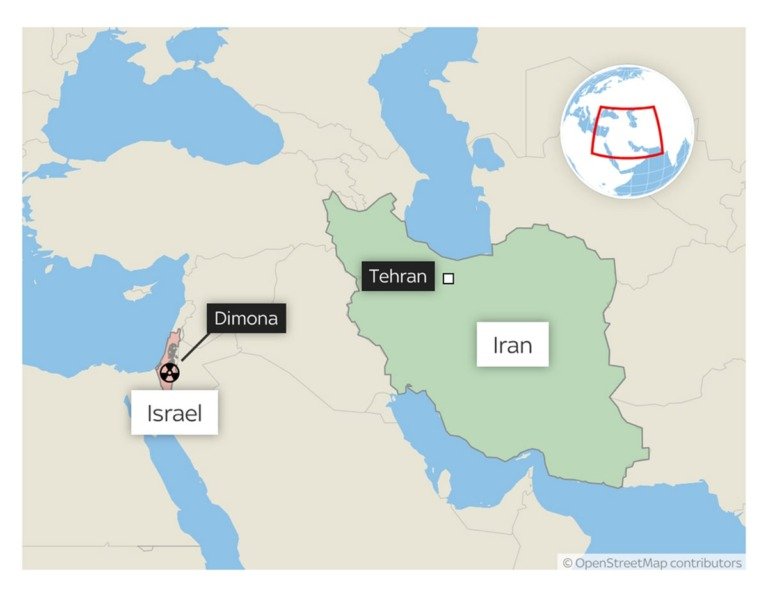 Το Ιράν φέρεται να απειλεί με στοχοποίηση ισραηλινού πυρηνικού εργοστασίου εάν τεθεί θέμα αλλαγής καθεστώτος – Βομβαρδίζεται η πόλη Μπουκάν στα βόρεια
