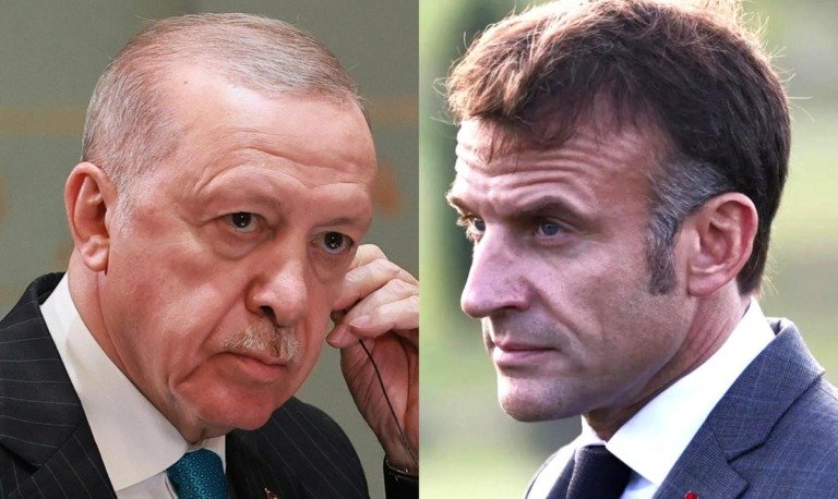 Ερντογάν σε Μακρόν: «Απαράδεκτη η επέκταση της σύγκρουσης στη Μέση Ανατολή»